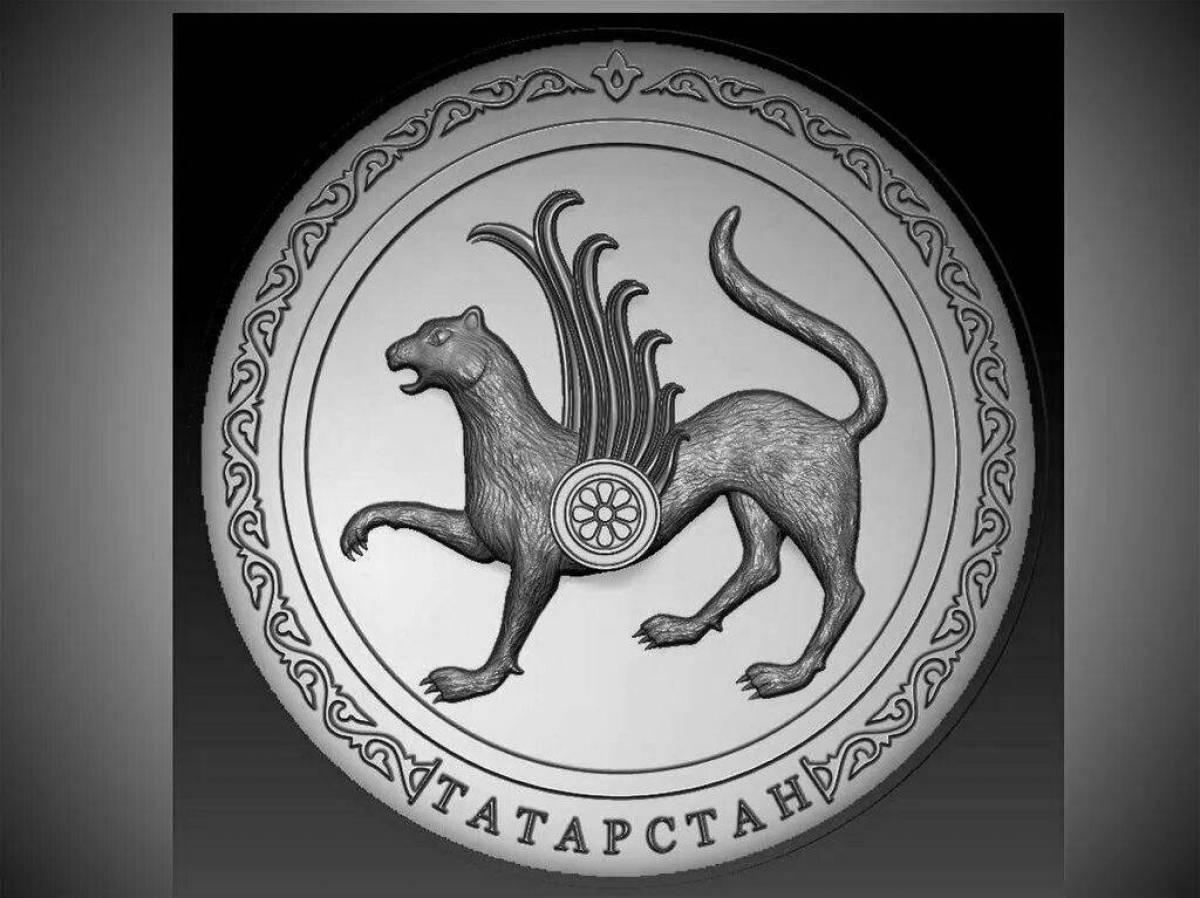 Фото Ослепительно раскраска герб татарстана