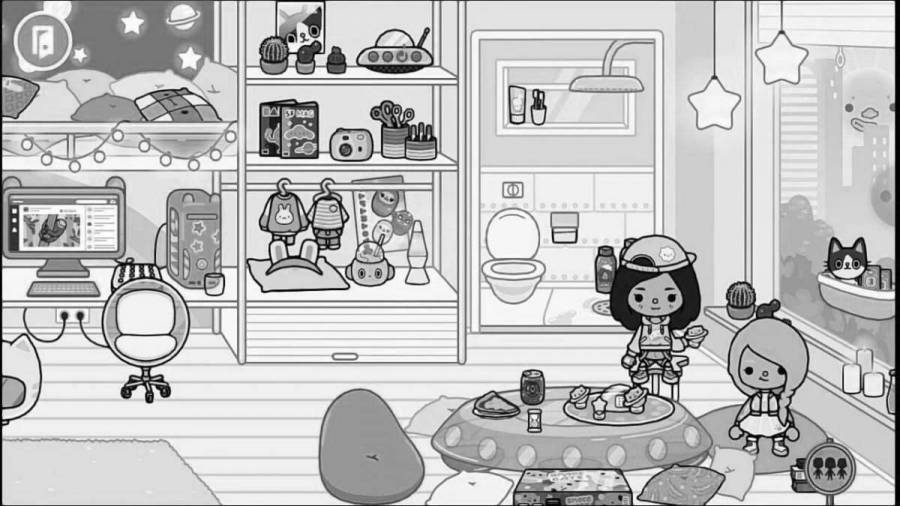 Раскраски Toca boca мебель (38 шт.) - скачать или распечатать бесплатно ...