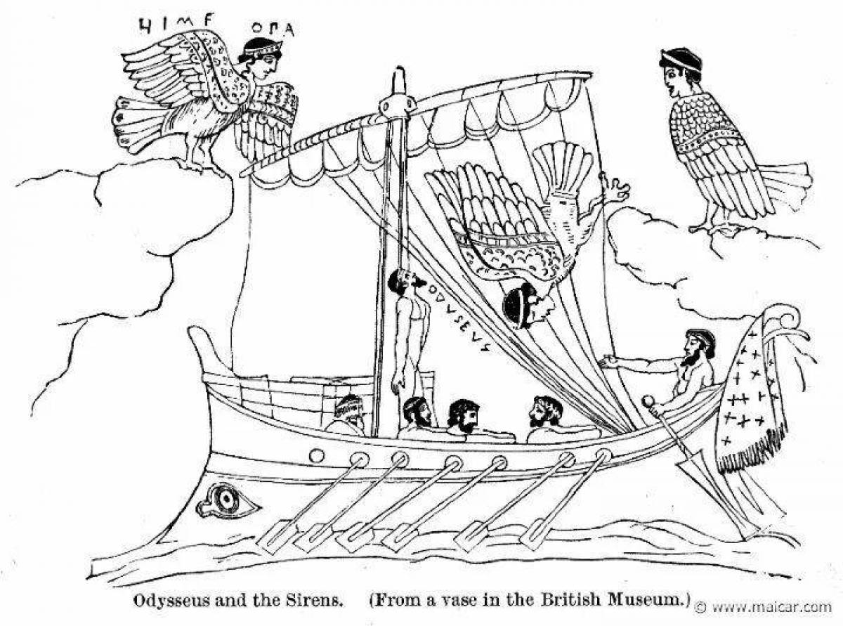 Рисунок к поэме гомера одиссея. Иллюстрация к поэме Гомера Одиссея. Поэма Гомера Одиссея корабль. Иллюстрация из поэмы Гомера Одиссея.