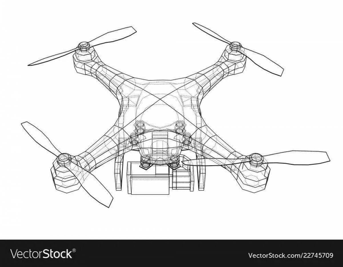 Дрон Раскраски - 61 фото