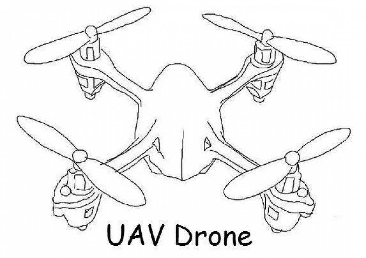 Как рисовать дрон