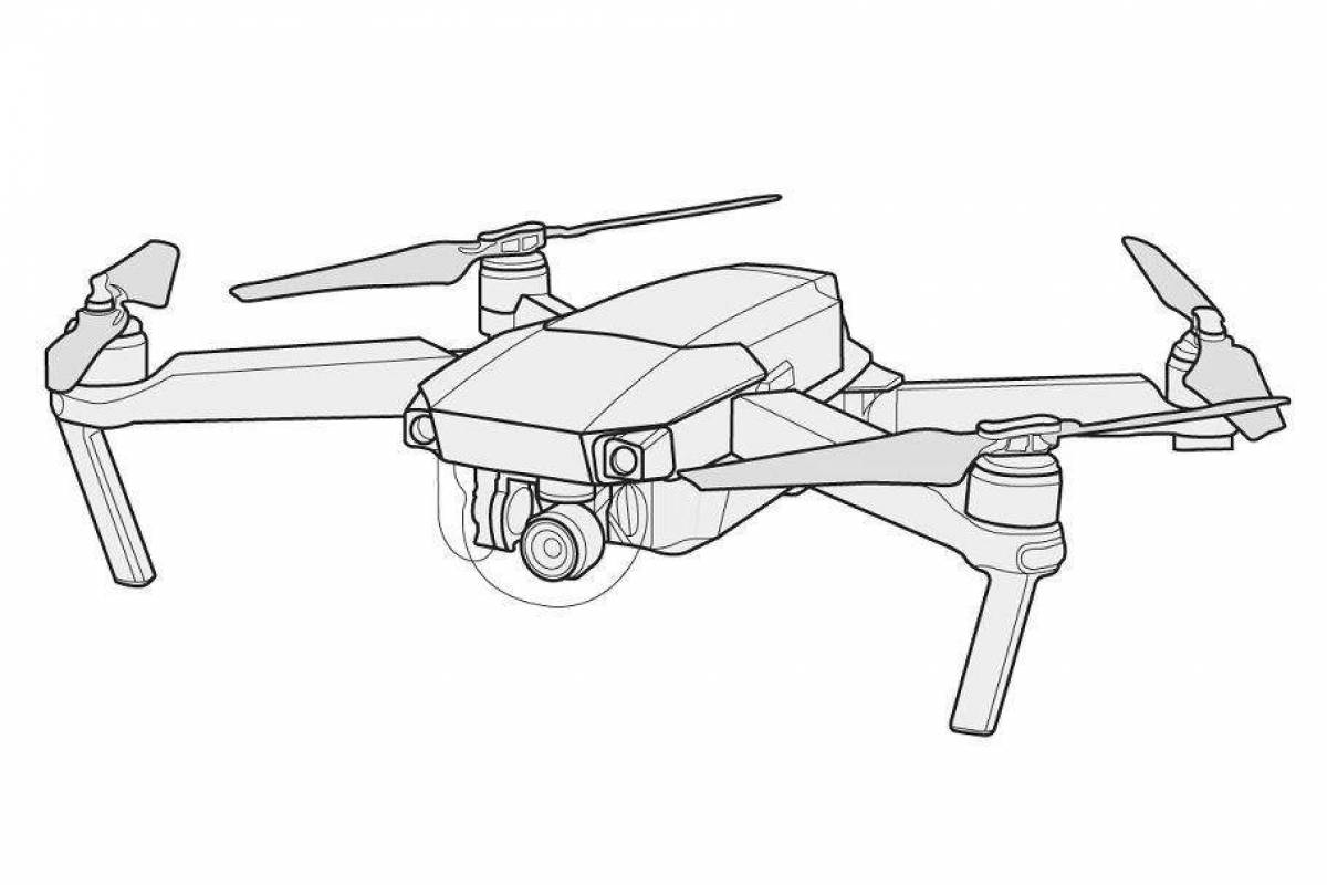 Рисунки дронов. DJI Mavic 2 Pro чертежи. Дрон Мавик вектор. Раскраска дрон. Квадрокоптер раскраска.