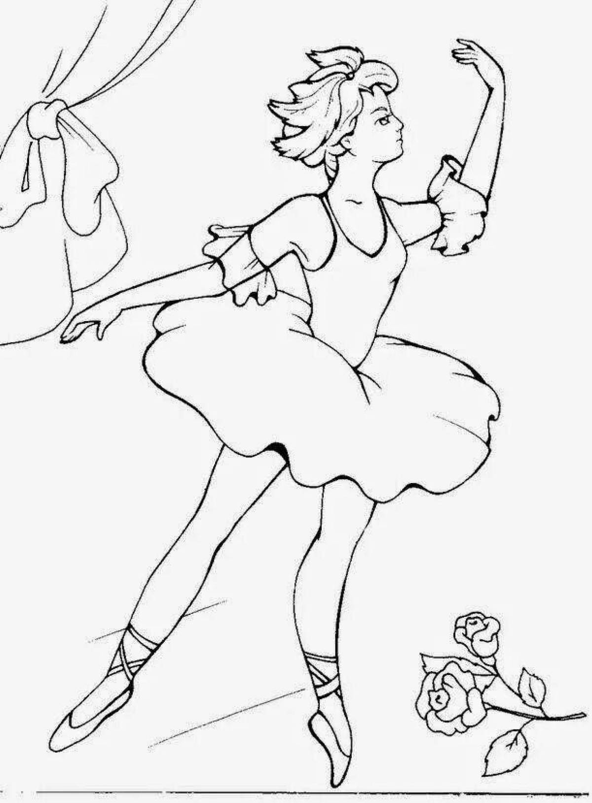 Детский рисунок к балету золушка