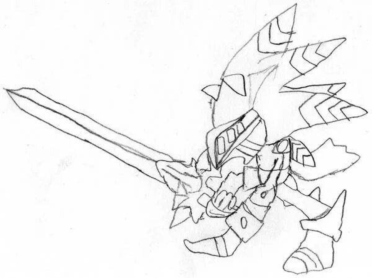 Excalibur sonic drawing