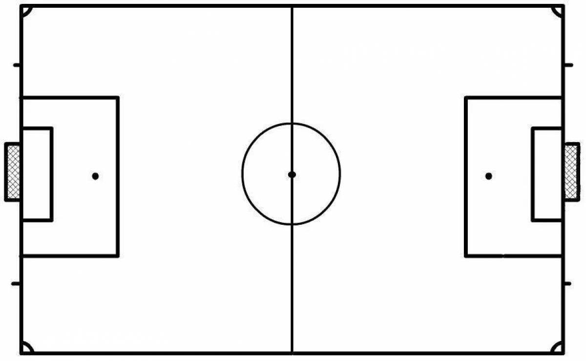 Поля на бумаге. Разметка футбольного поля на а4. Футбольное поле схема. Схема мини футбольного поля тактическая а4. Футбольное поле план сбоку.