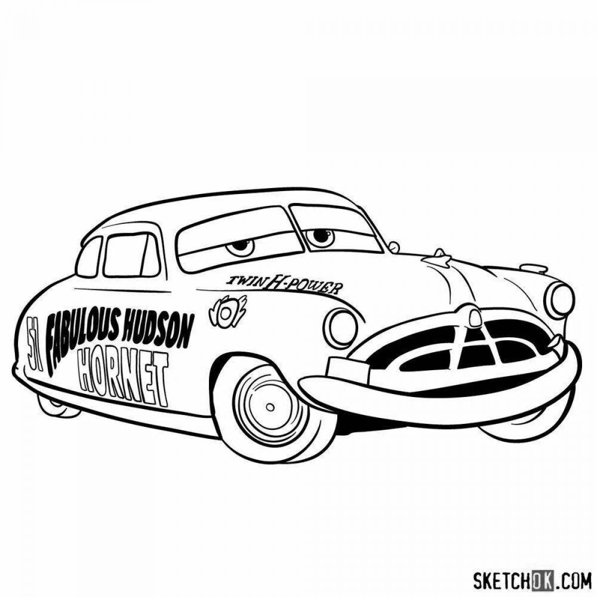 Doc Hudson's Animated Coloring Page