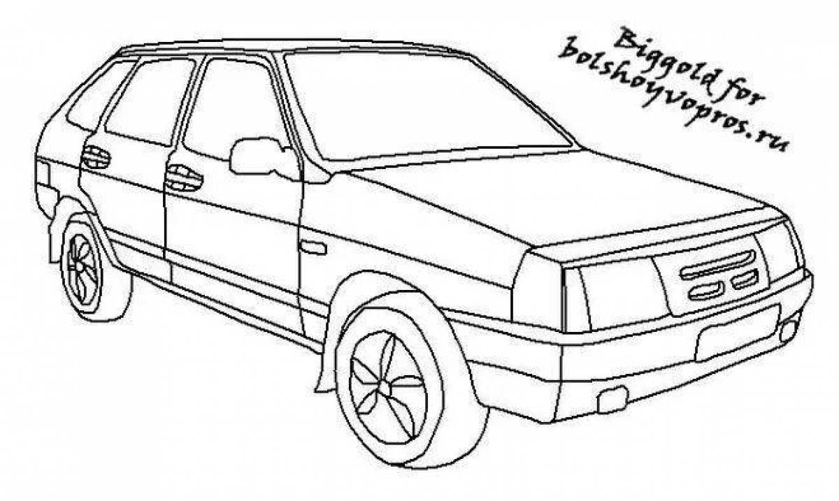 Рисунки оду. Раскраски машины ВАЗ 2109. Раскраски Лада 2115. Разукрашка машина ВАЗ 2109. Раскраска авто ВАЗ 2109.