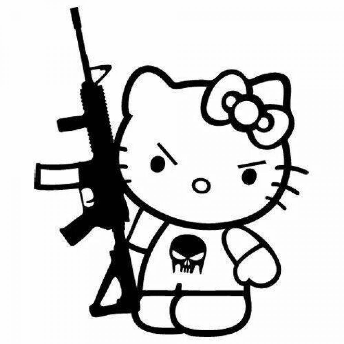 Hello kitty эскиз