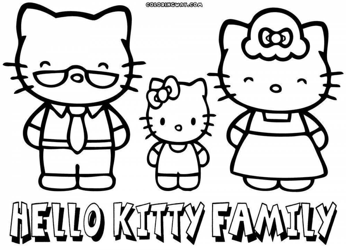 Fun coloring hello kitty without clothes