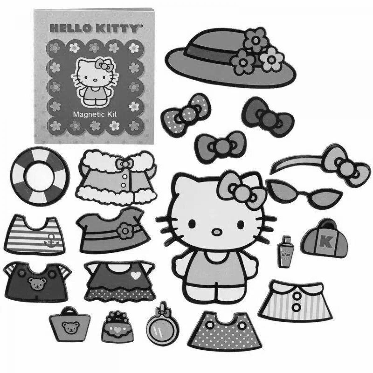 Cool hello kitty coloring without clothes