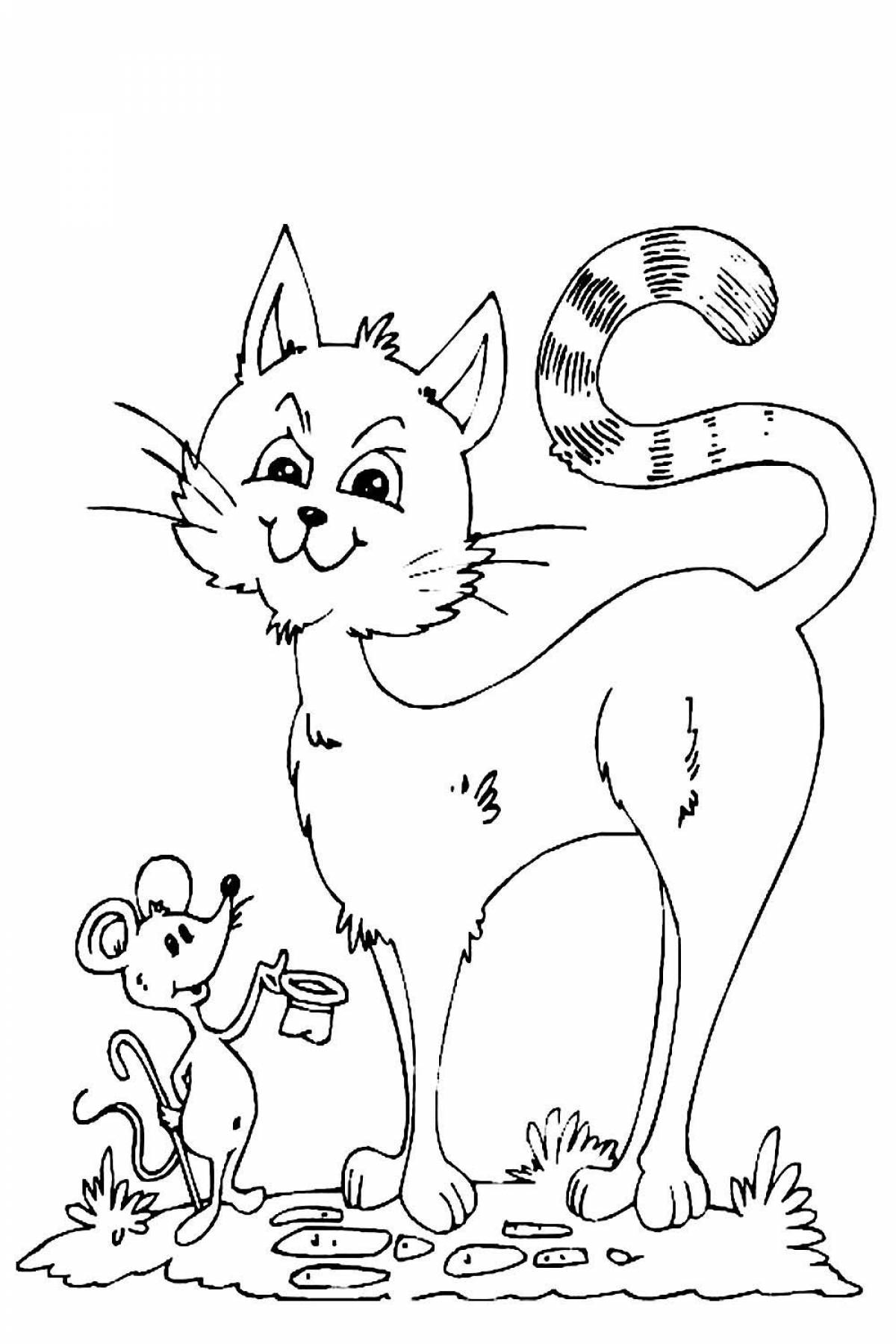 Раскраска кот ворюга