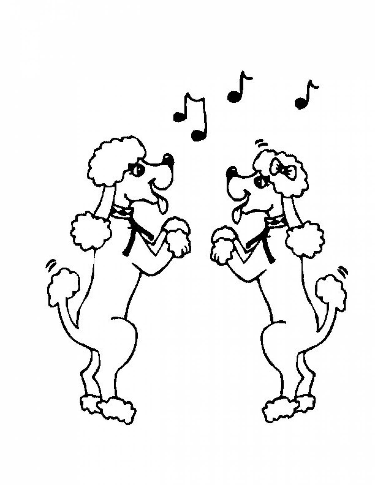 Photo Poodles sing