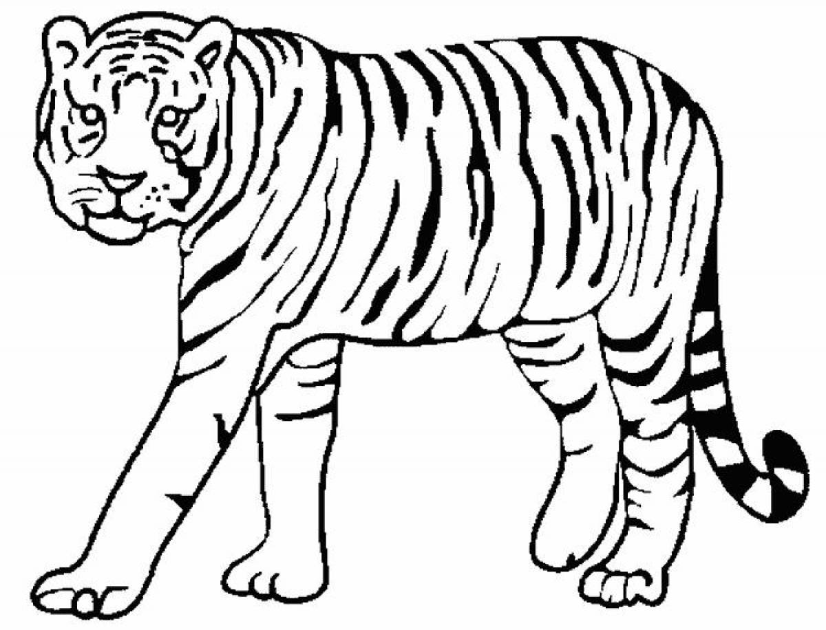 Drawing tiger