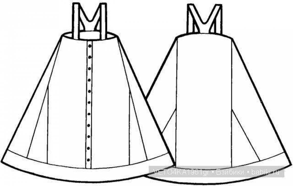 Трафареты народных костюмов. Эскиз сарафана русского народного. Трафарет сарафана русского народного. Народный сарафан для рисования. Русский сарафан раскраска для детей.