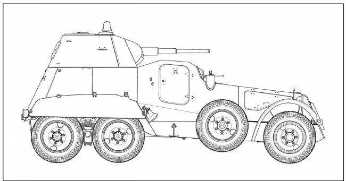 Как нарисовать бронемашину
