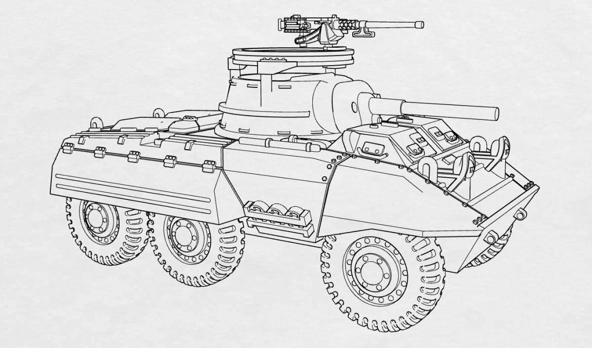 Как нарисовать бронемобиль
