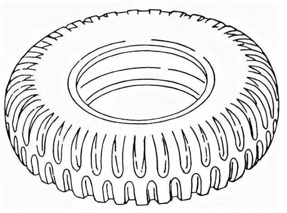 Шины контур. Раскраска покрышка. Раскраска шина. Раскрасить шины. Колесо раскраска для детей.