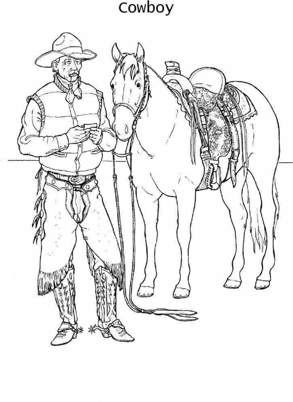 Как рисовать ковбоя