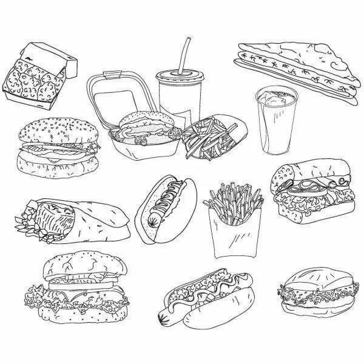 Макдональдс Разукрашки - 69 фото