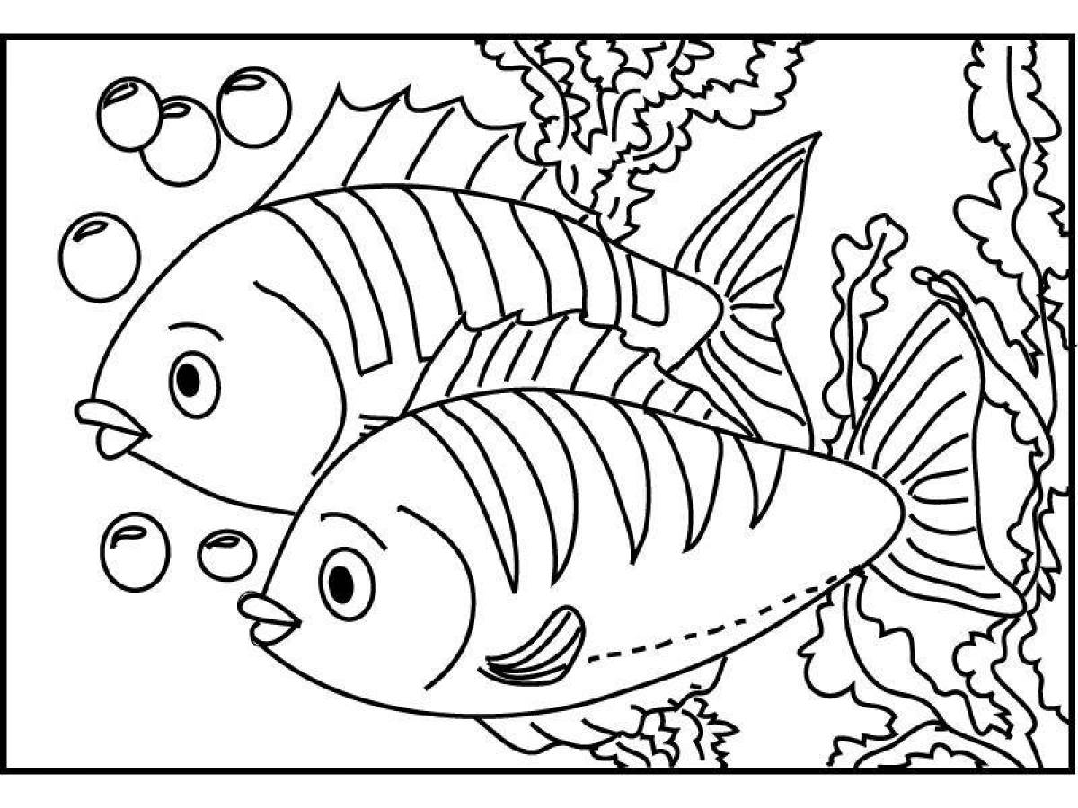 A fun coloring book for kids 4-5 years old