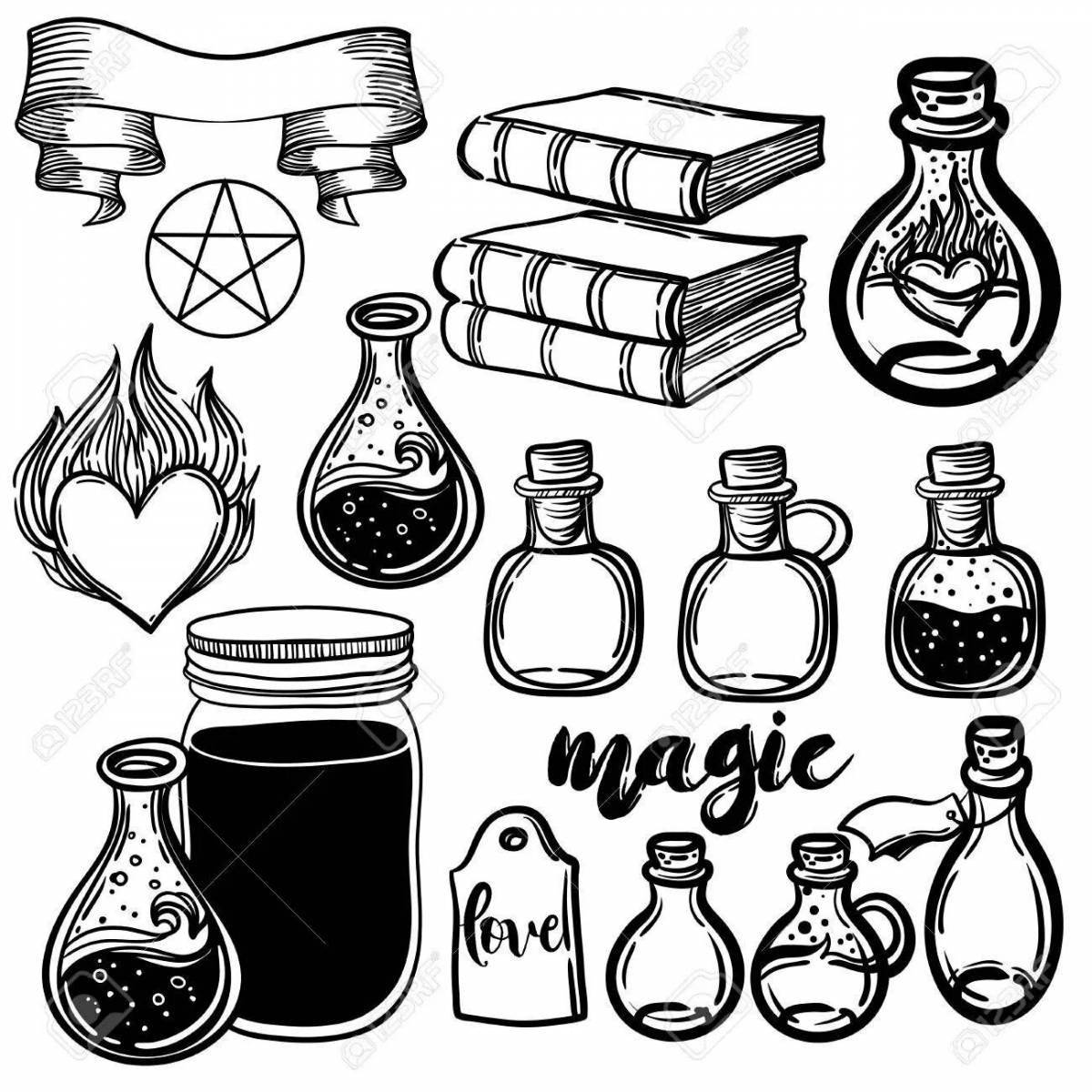 Magic potion for coloring