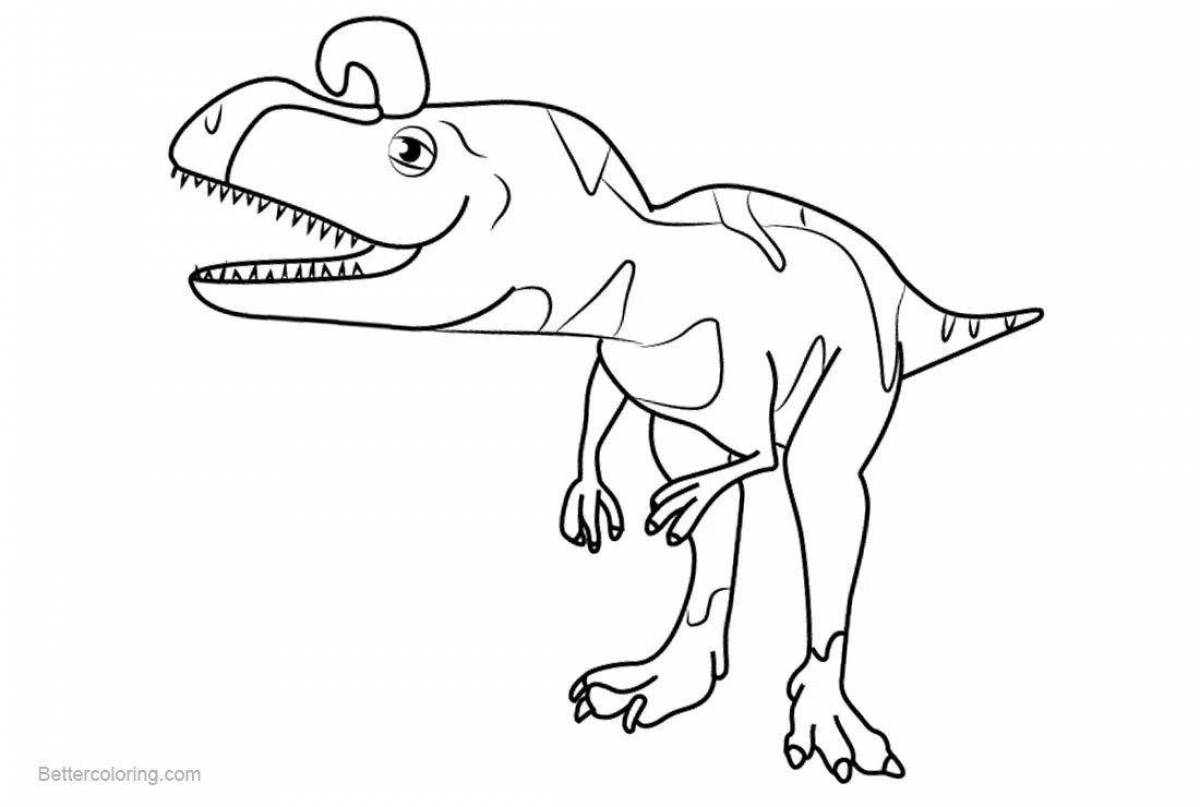 Attractive coloring of saurus