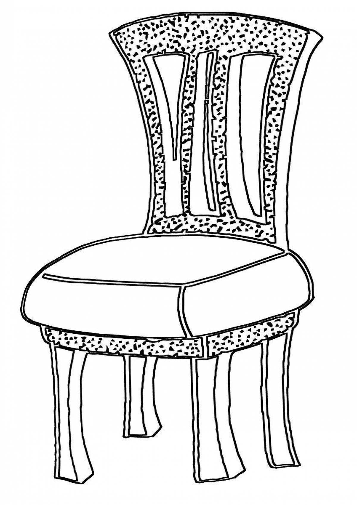 Раскраска мебель. Стул раскраска. Стул раскраска для детей. Стул для разукрашивания.