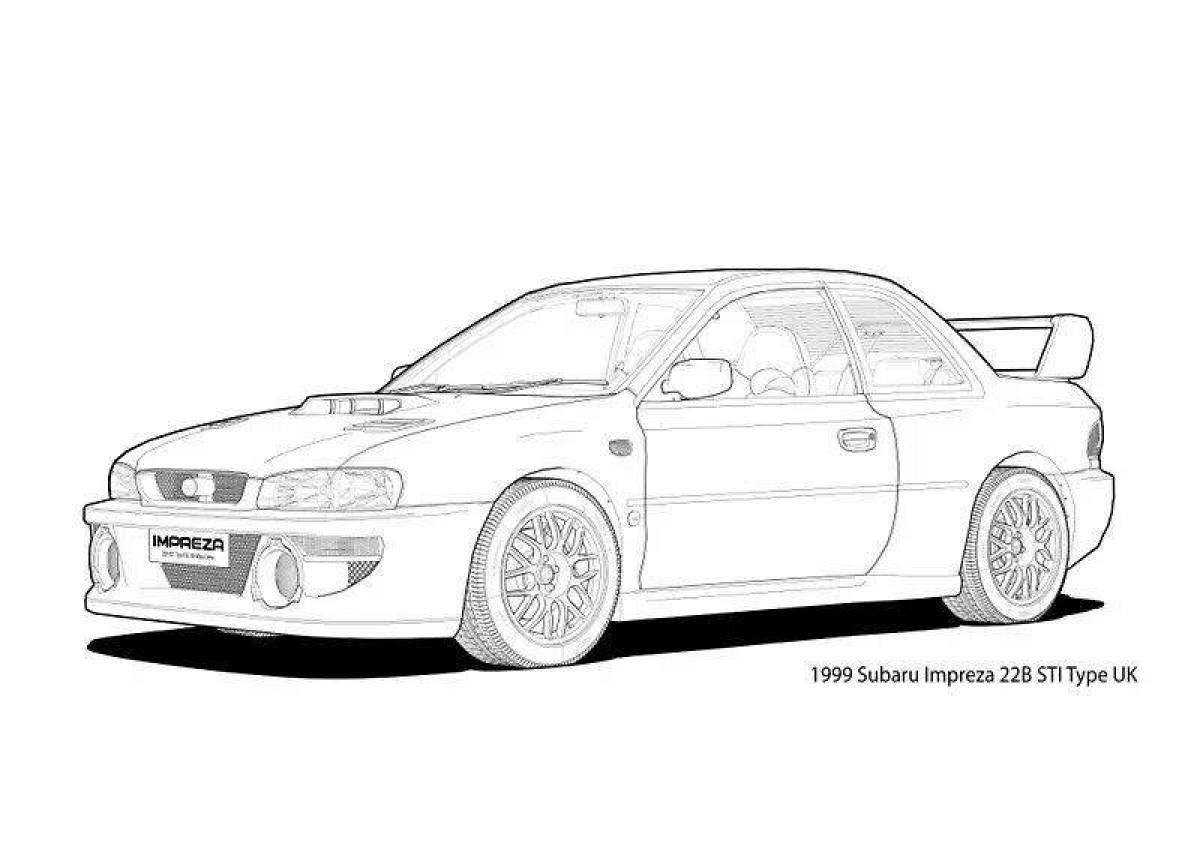 Рисунок subaru impreza wrx sti