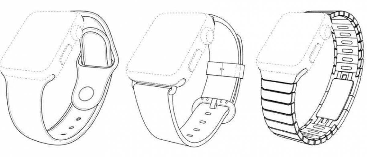 Как нарисовать эппл вотч