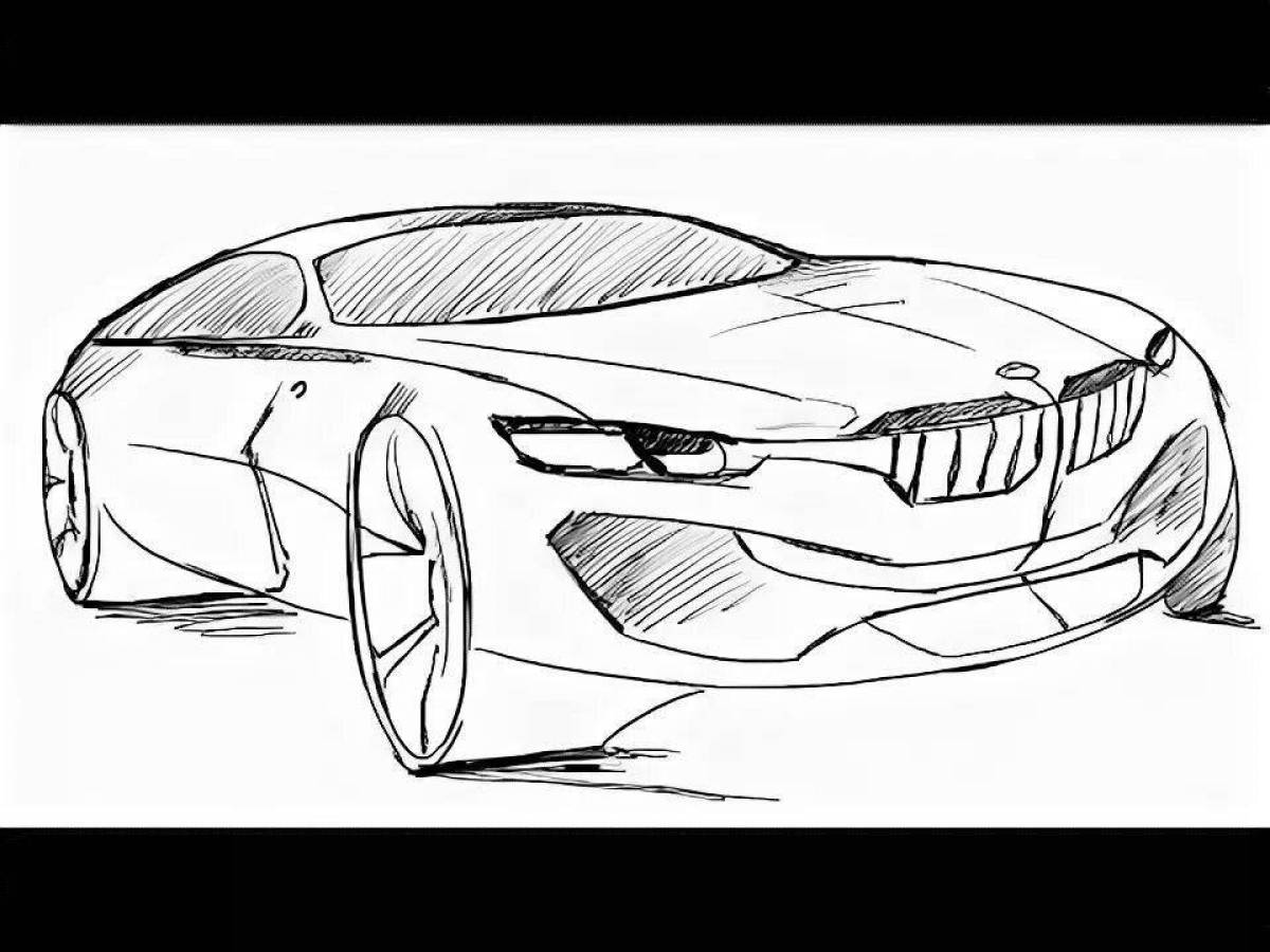 BMW i8 разрисовка