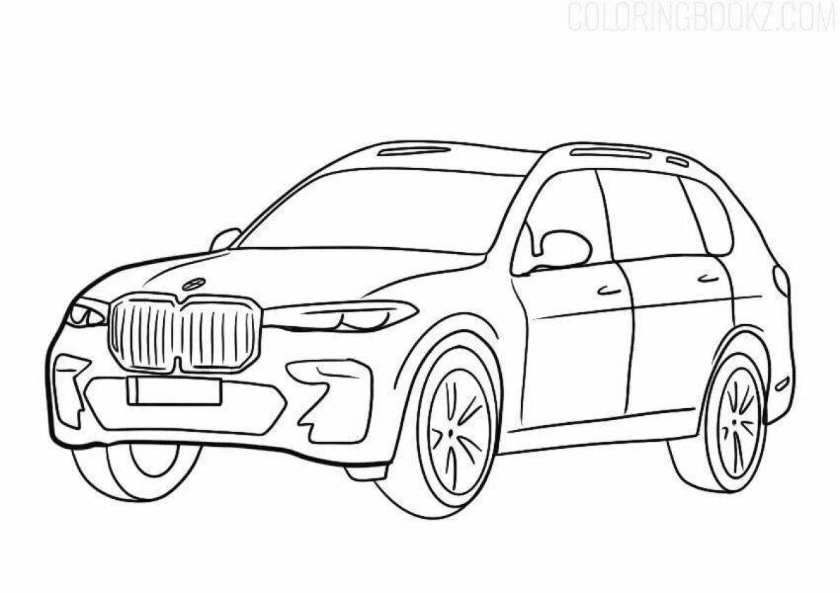 Bmw x7 рисунок