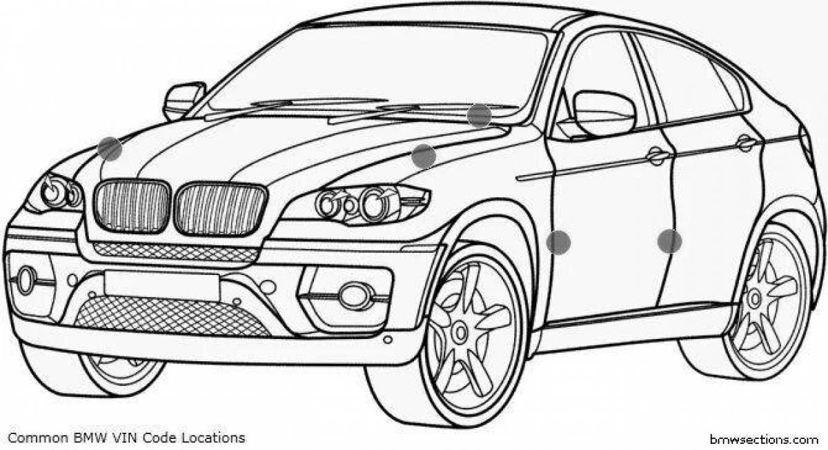 Bmw x7 рисунок