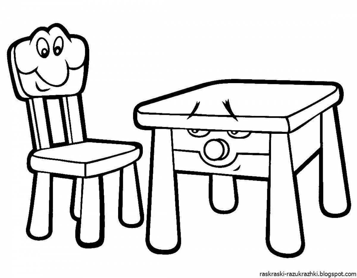 Coloring for spectacular pieces of furniture