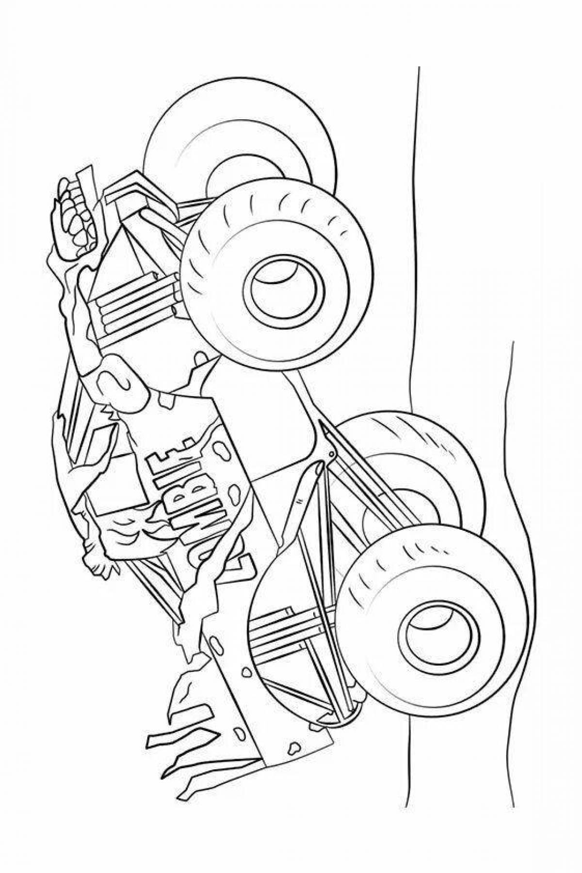 Amazing fusion max coloring page