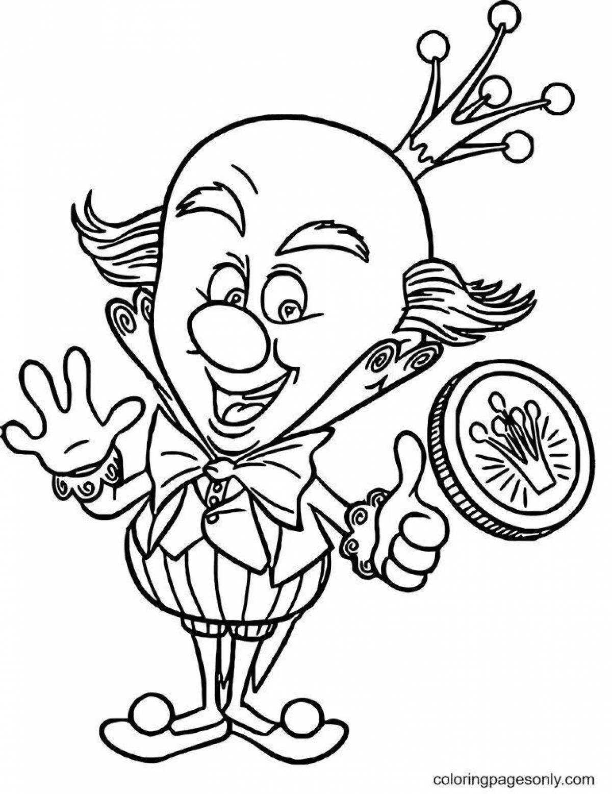 Фото Color-frenzy amelka caramel coloring page