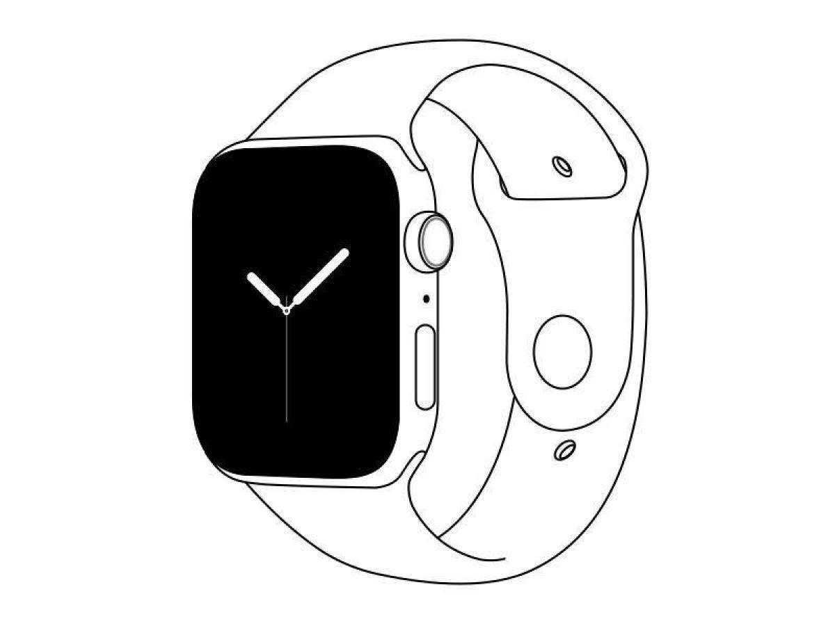 Apple watch amazing coloring book