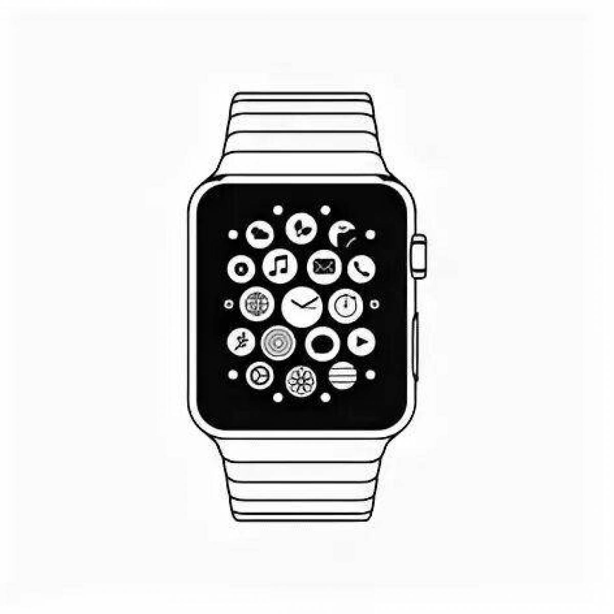Фото Инновационная раскраска apple watch