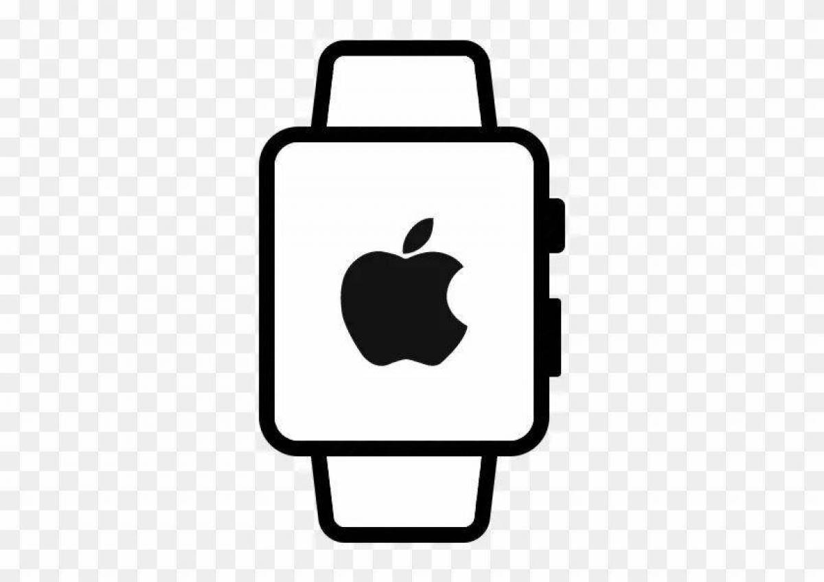 Фото Уникальная раскраска apple watch