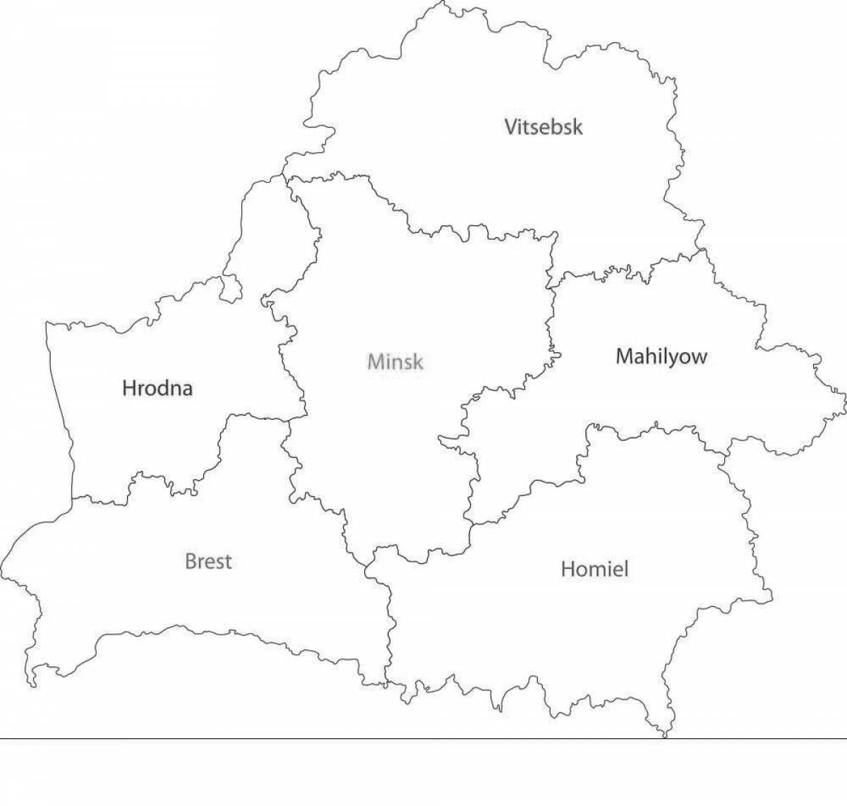Фото Привлекательная карта беларуси