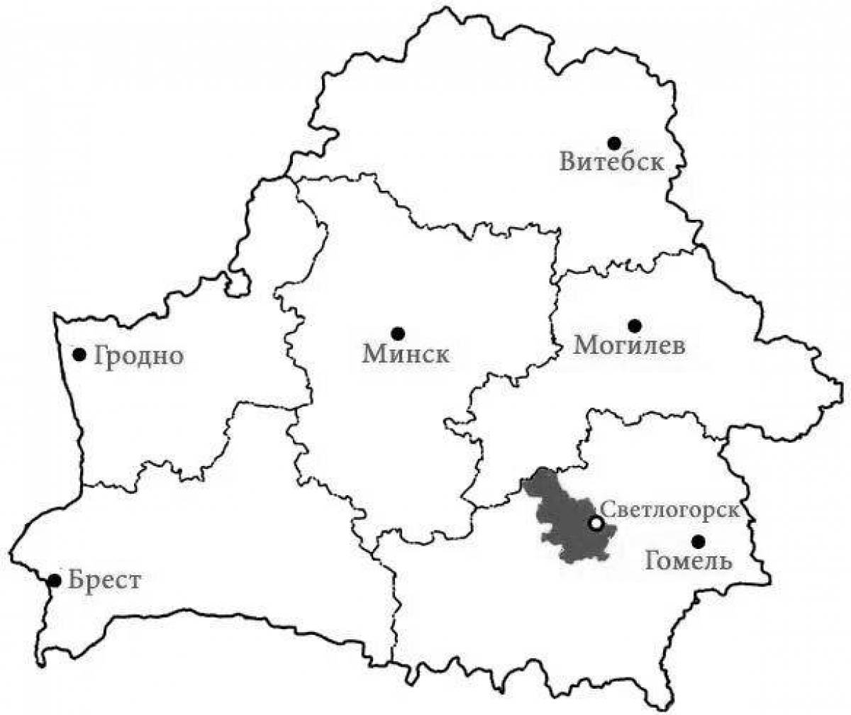 Фото Поразительная карта беларуси