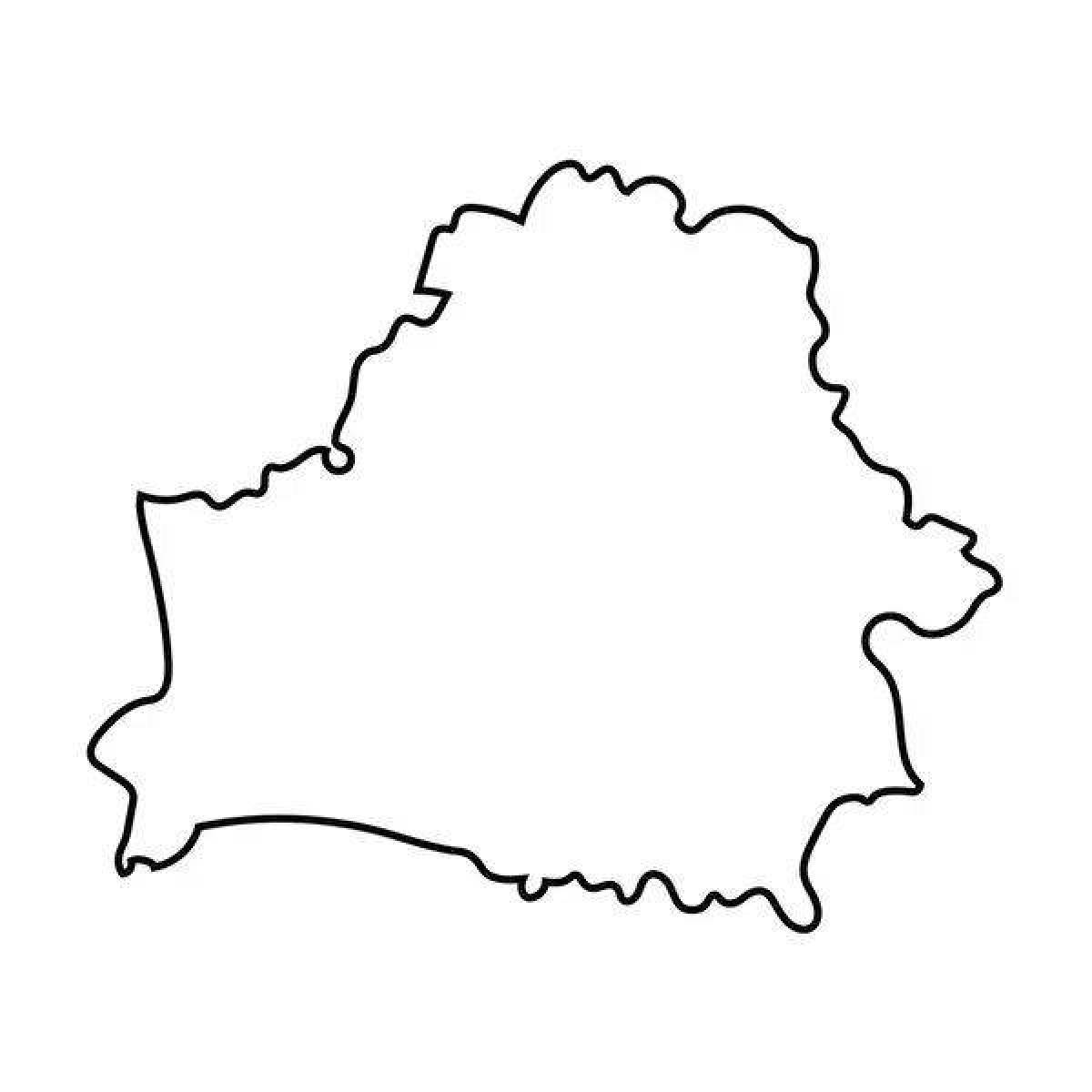Фото Завораживающая карта беларуси