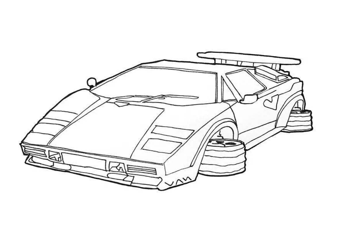 Раскраска гта 5 машины. Lamborghini Countach 2020. Раскраски для мальчиков машины Делориан. Машина будущего раскраска. Делорен машина раскраска.