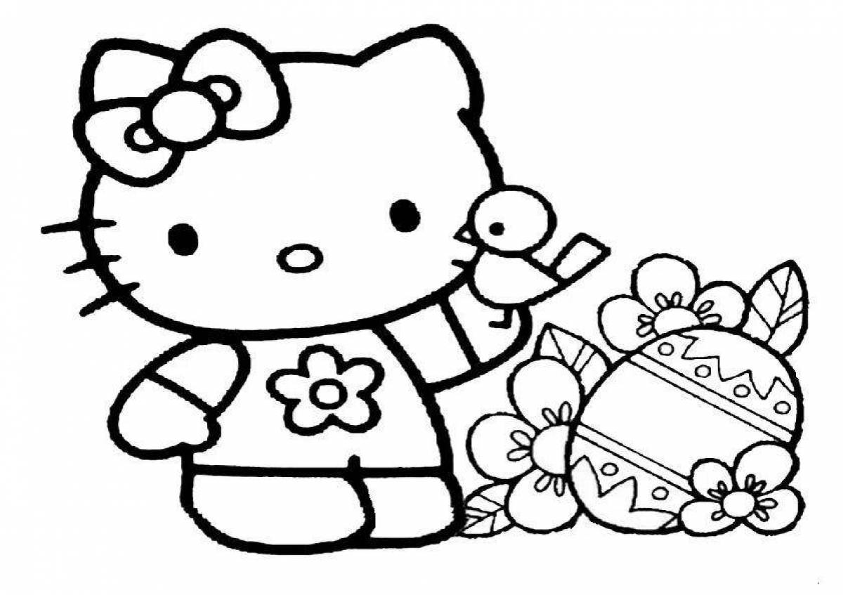 Как раскрасить hello kitty. Хелло Китти. Раскраска Китти для детей 4-5 лет. Раскраски Хелло Китти антистресс. Раскраски для детей 5 лет Китти.