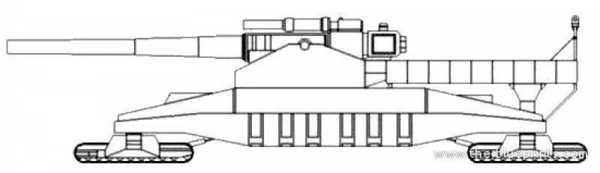 Чертеж танка левиафан