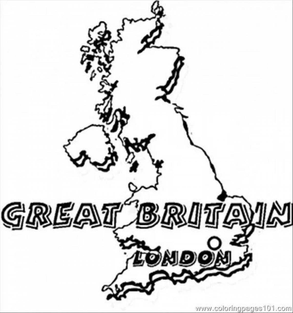 Фото Карта великобритании #8