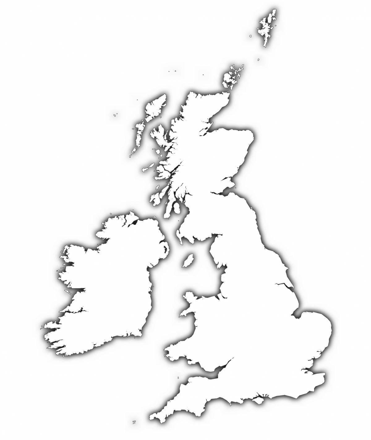 Фото Карта великобритании #12