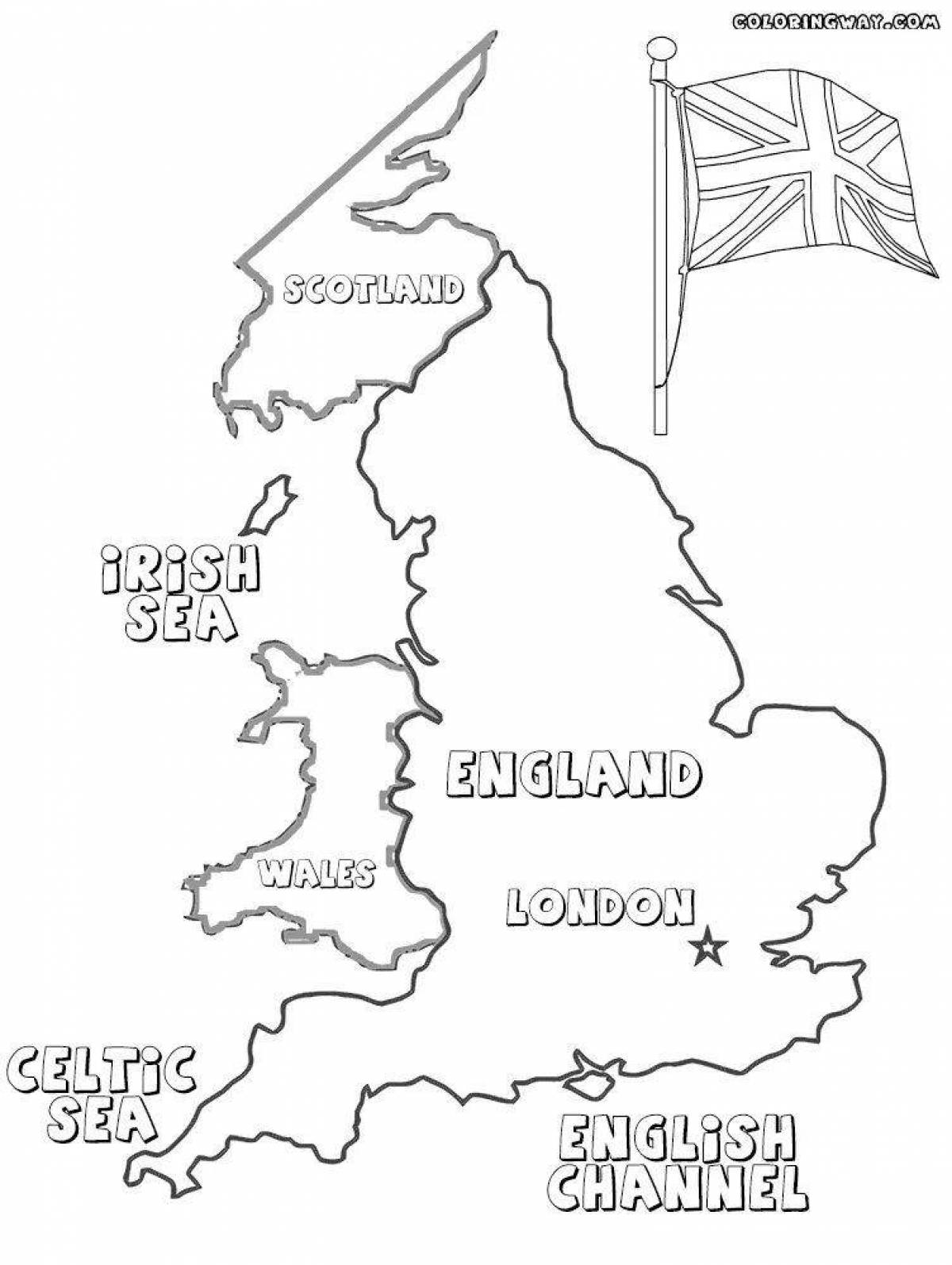 Фото Карта великобритании #15