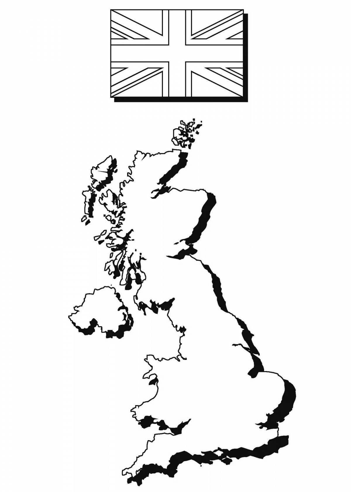 Фото Карта великобритании #17