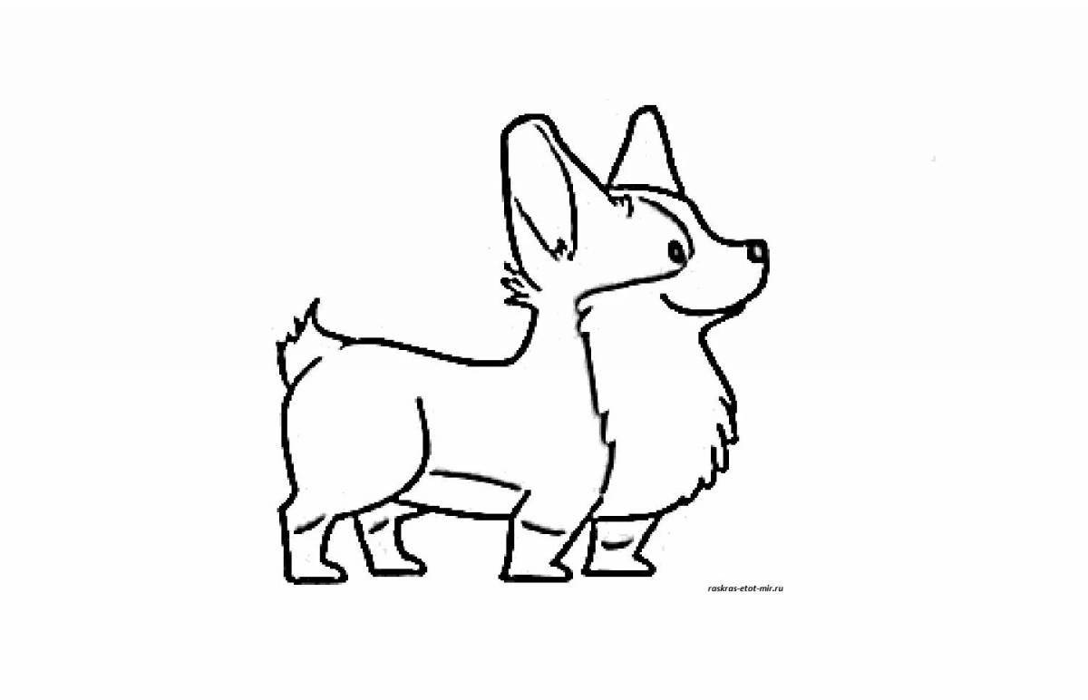 Bright Czech chestnut coloring page