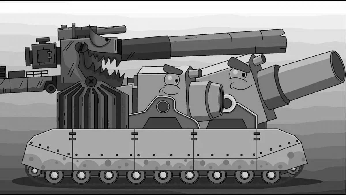 Фото Чудесная дора геранд танк раскраска